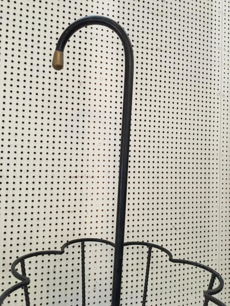Wrought Iron Umbrella Holder, 1950s-photo-4