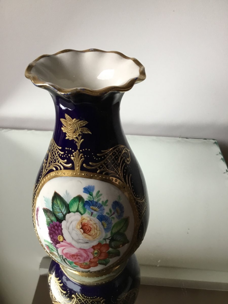 Porcelain Vase Sèvres, Napoleon III-photo-1