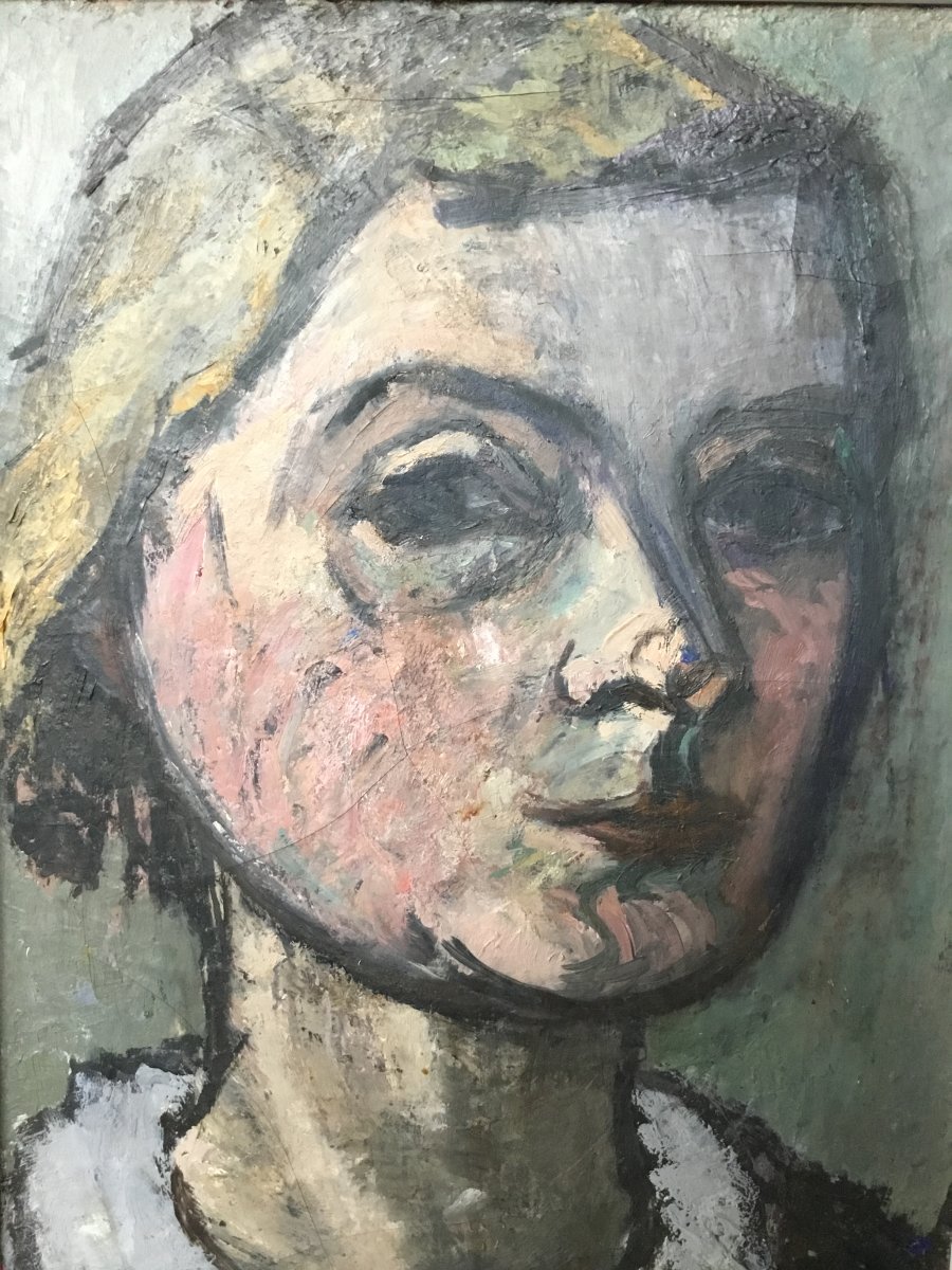 Autoportrait De Femme Artiste Danoise  