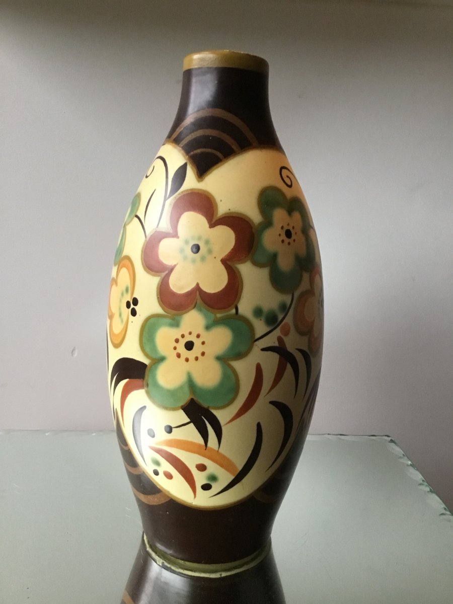 Charles Catteau & Kéramis Art Deco Vase-photo-3