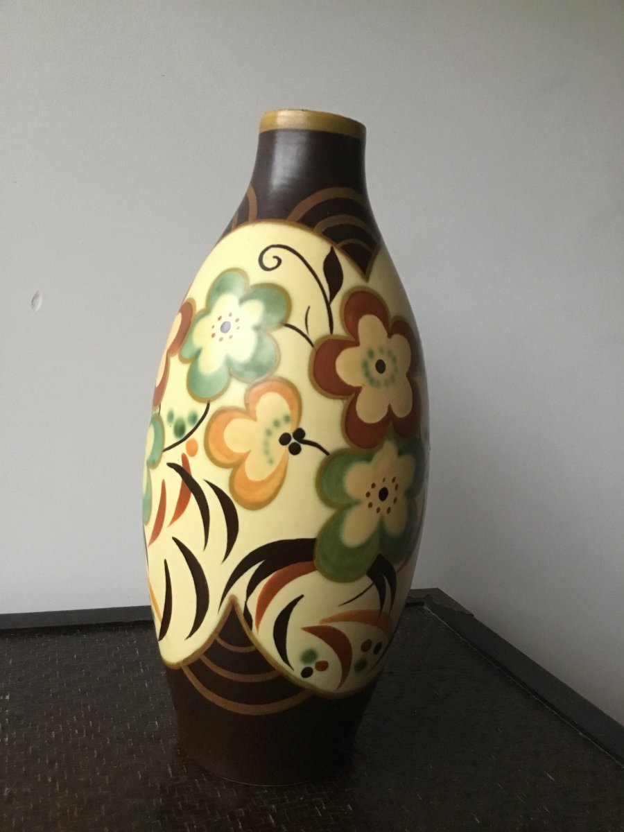 Charles Catteau & Kéramis Art Deco Vase-photo-4
