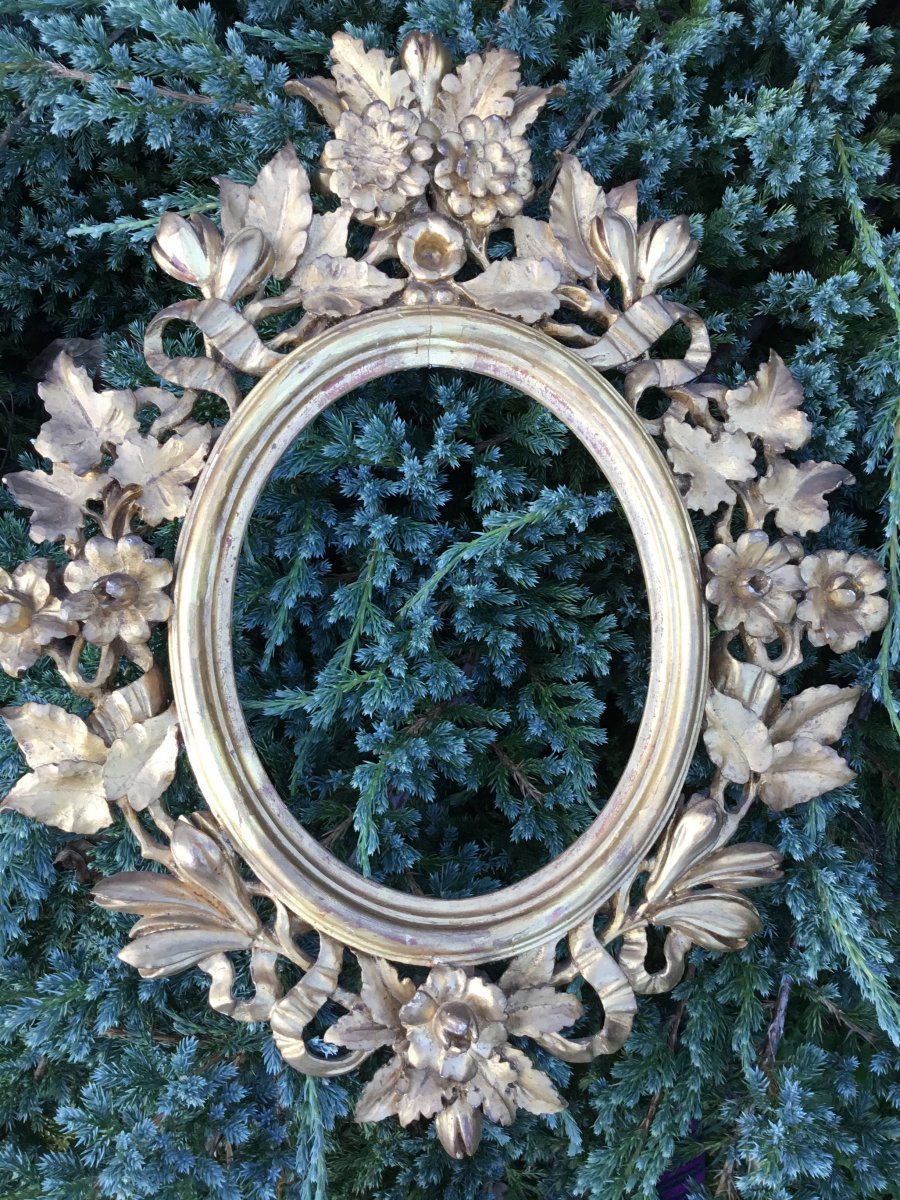 Framing In Carved And Gilded Wood, Italy, XIXth