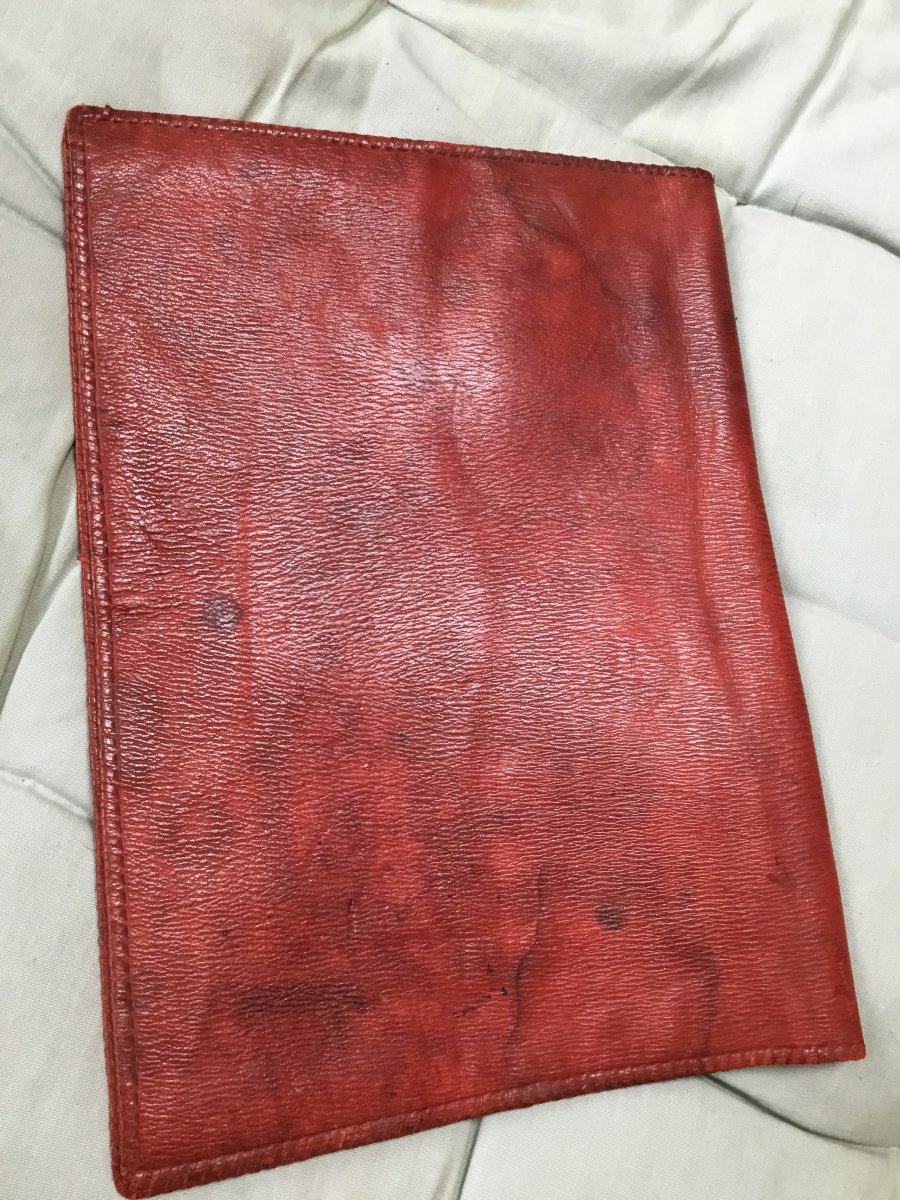 Reread, Leather And Silver Document Holder-photo-2