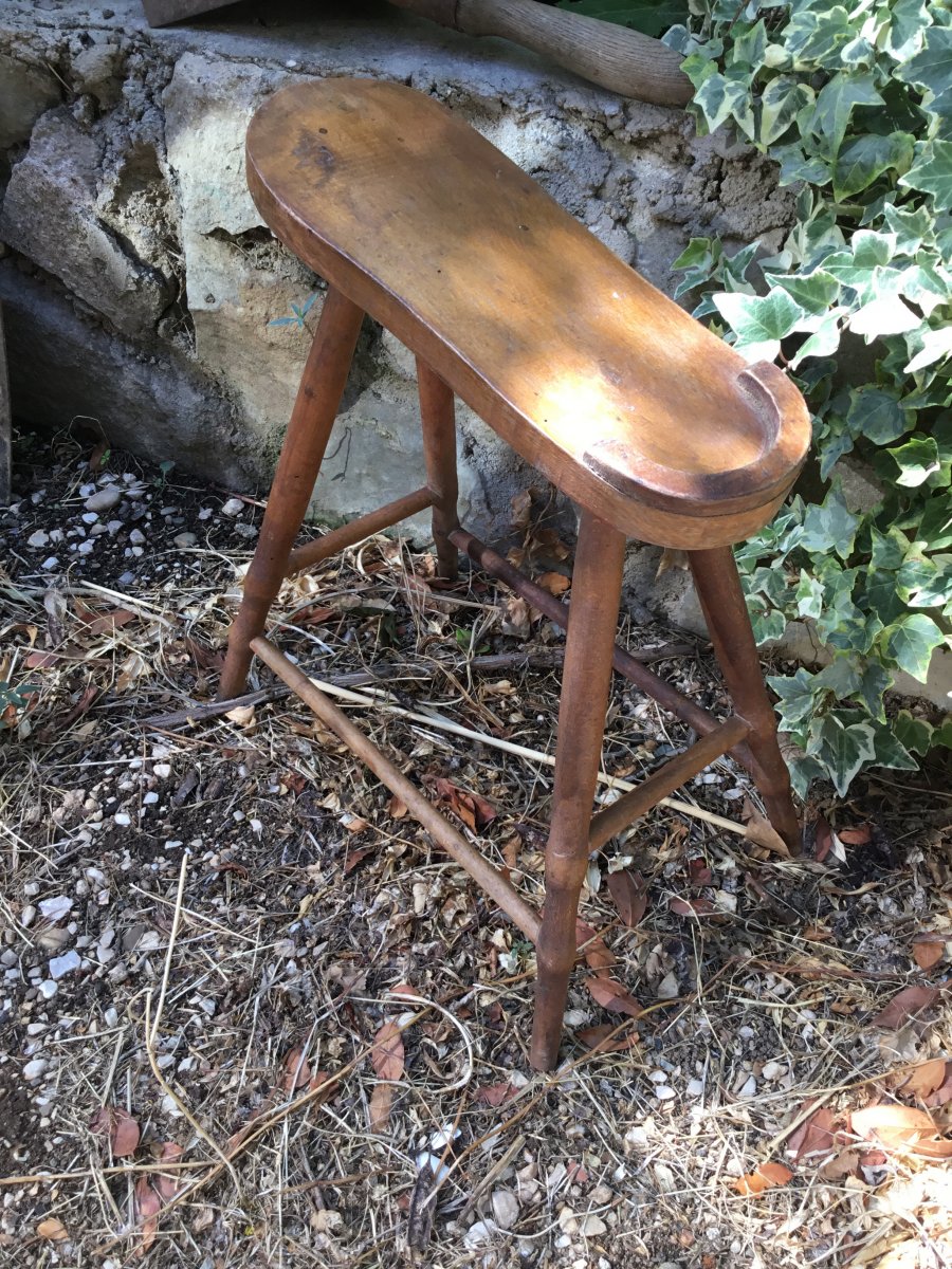 Folk Art, Shoeshine Footrest-photo-4