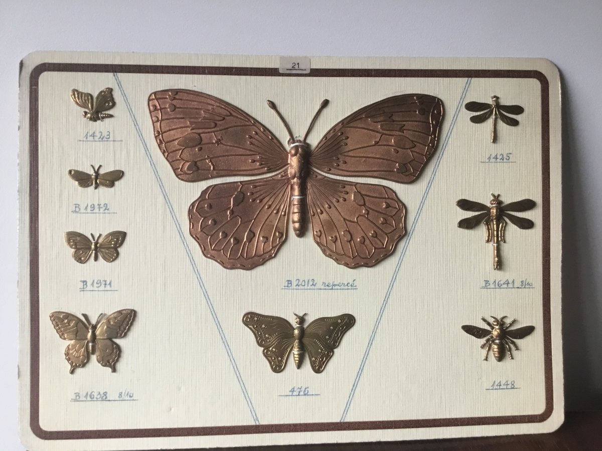 Échantillons Papillon, D’un Maître Bronzier , Vers 1880