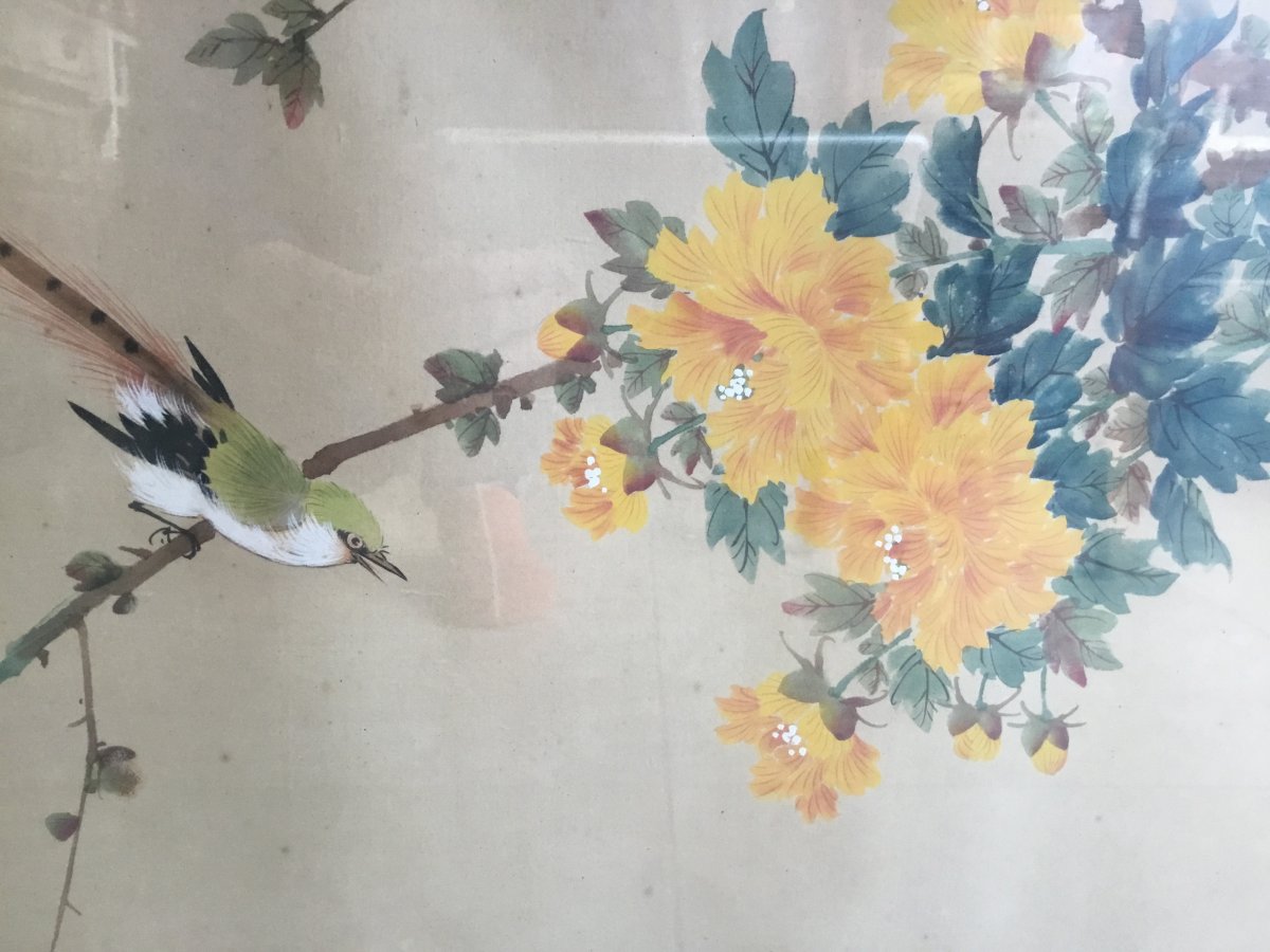 Large Painting, Chinese Silk Painting-photo-1