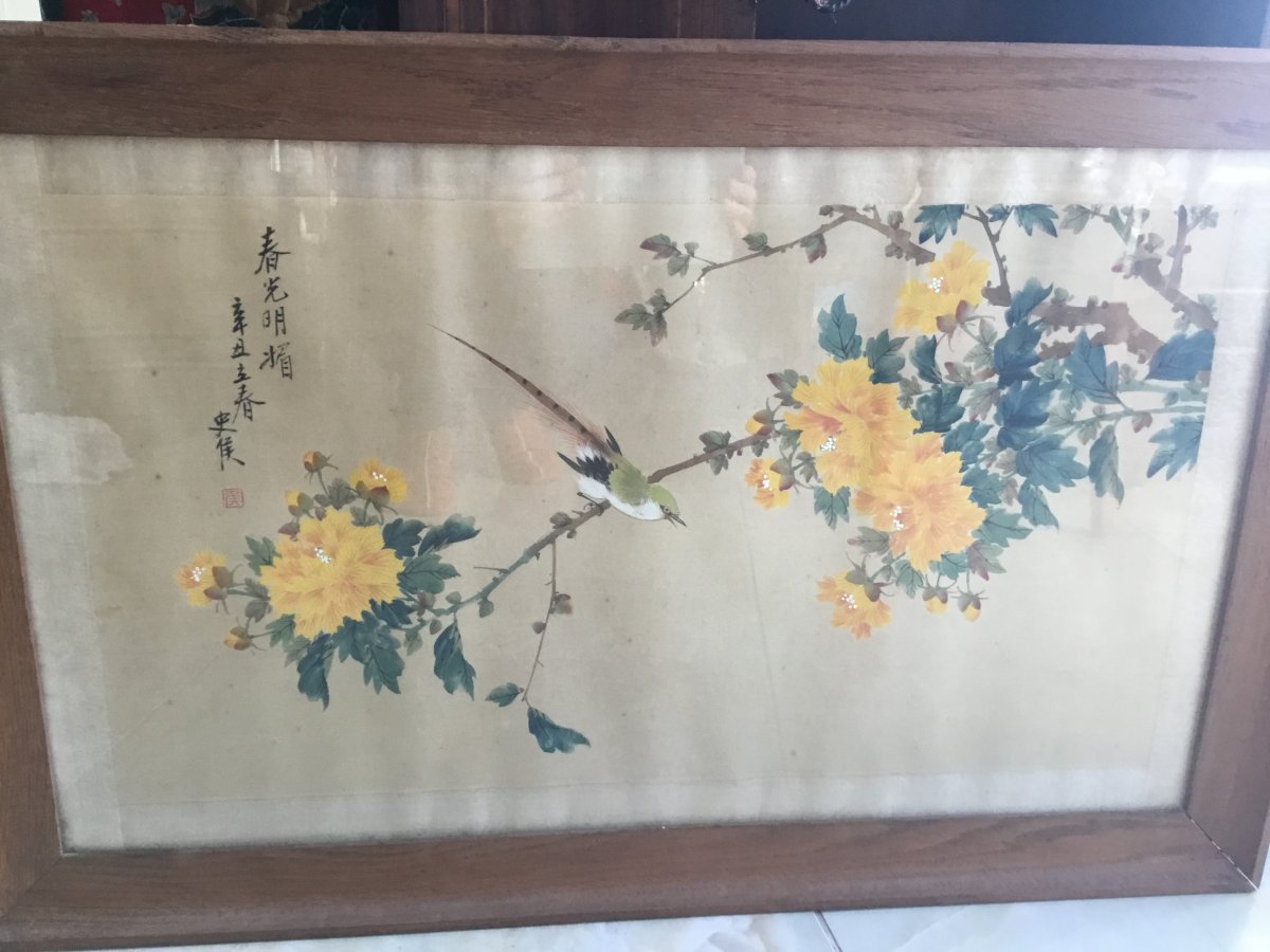 Large Painting, Chinese Silk Painting-photo-3