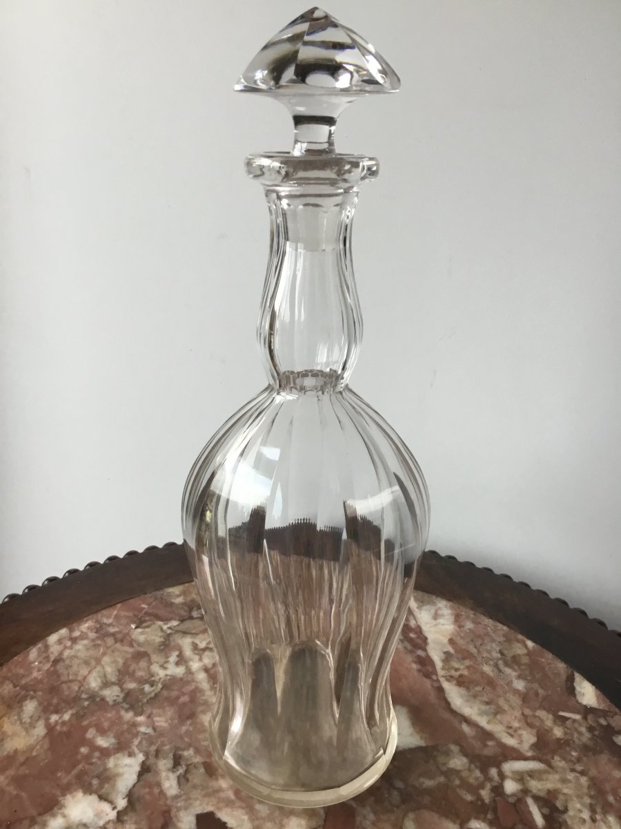 Crystal Decanter, Prob Baccarat, Early Twentieth-photo-2