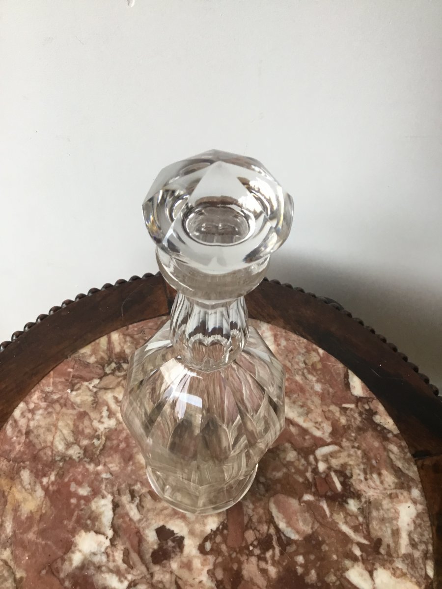 Crystal Decanter, Prob Baccarat, Early Twentieth-photo-4