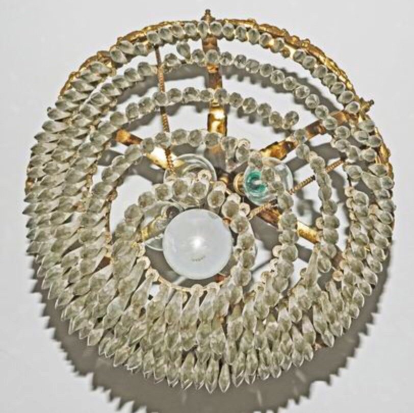 Louis XVI Style Chandeliers , 5 Rawls  Of Cristals -photo-3