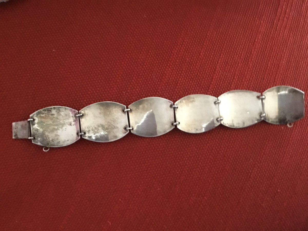 Silver Bracelet, China, Circa 1900-photo-4