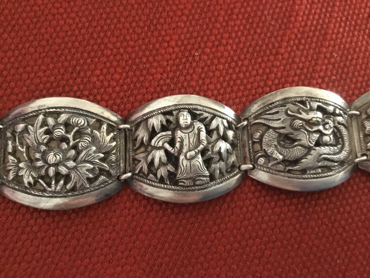 Silver Bracelet, China, Circa 1900