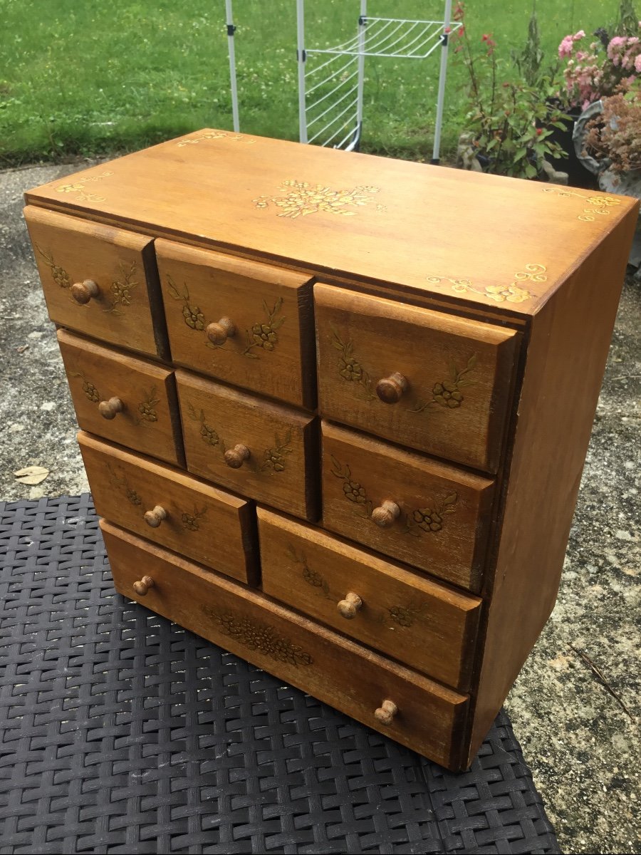 Small Haberdashery Cabinet, Circa 1900-photo-4