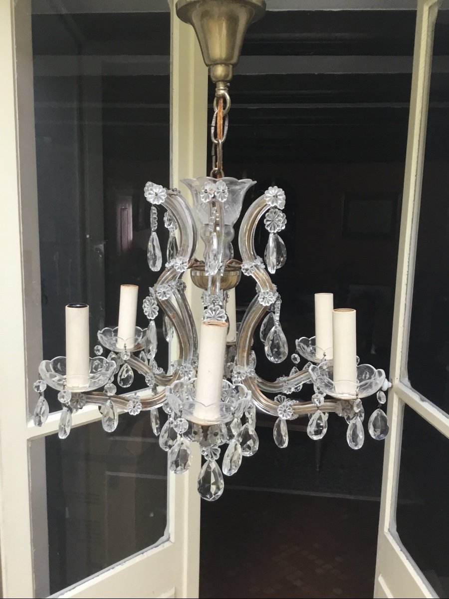 6 Arms Of Light Tassel Chandelier-photo-2