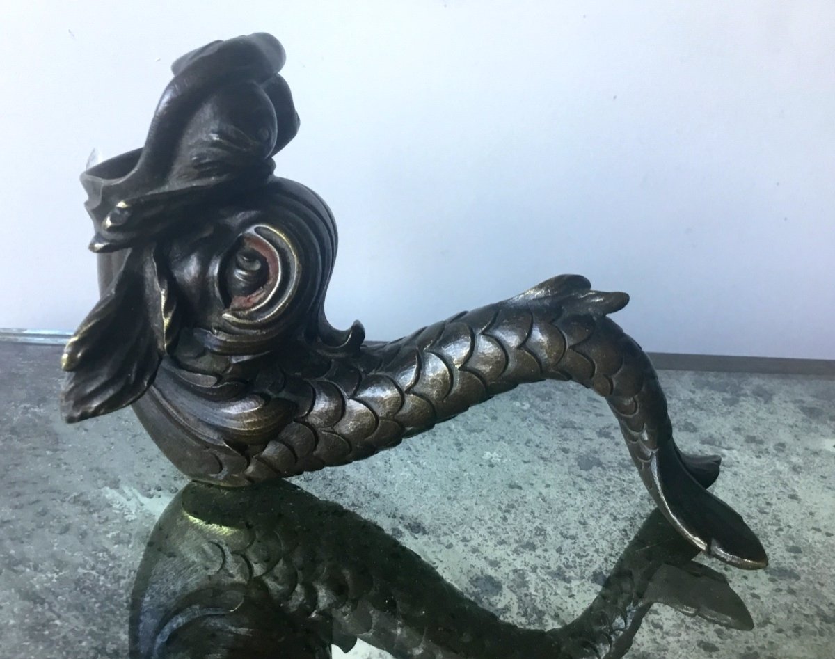 Dolphin In Bronze 3 Patinas