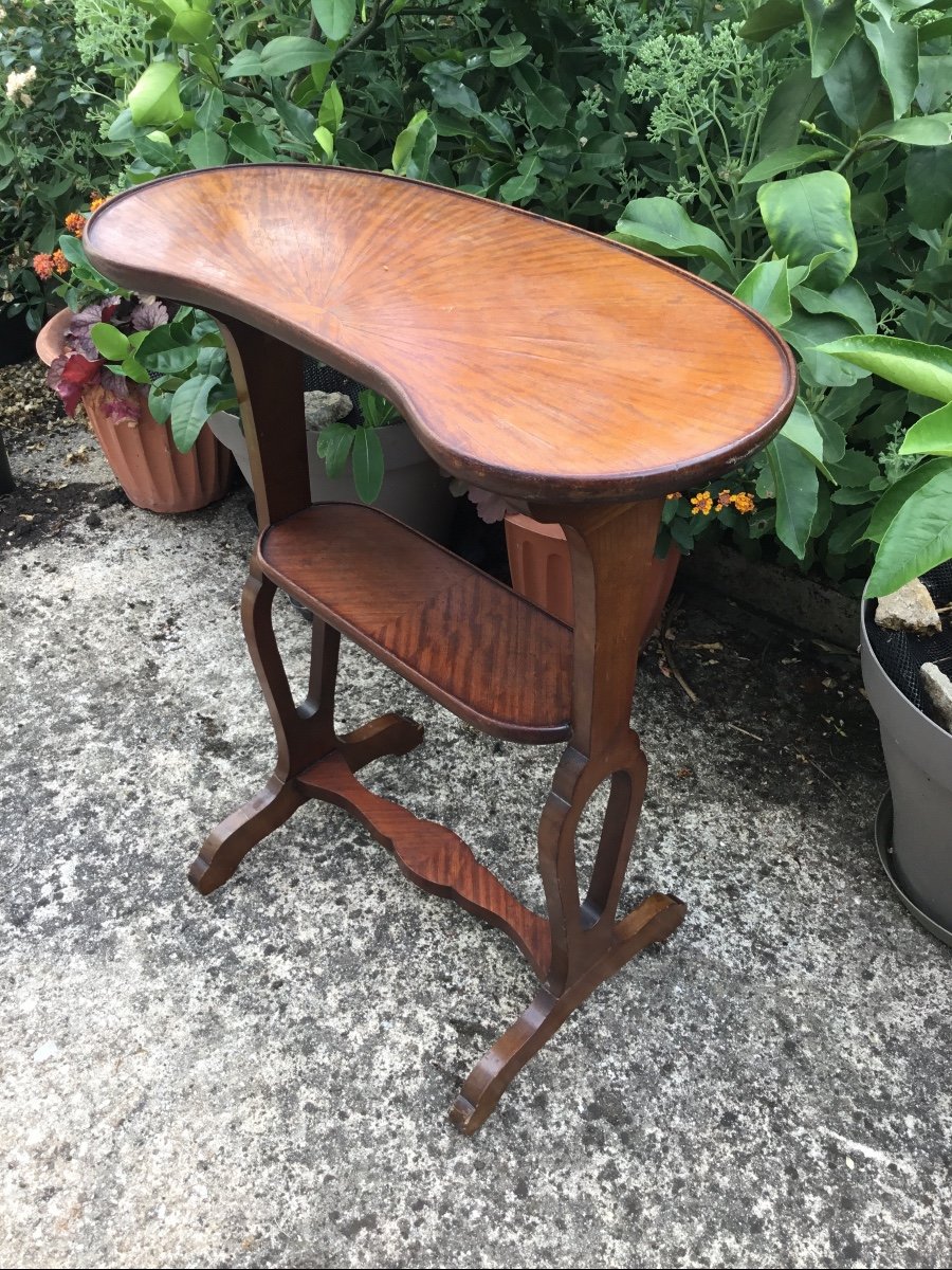 Flying Table With Radiant Marquetry-photo-2