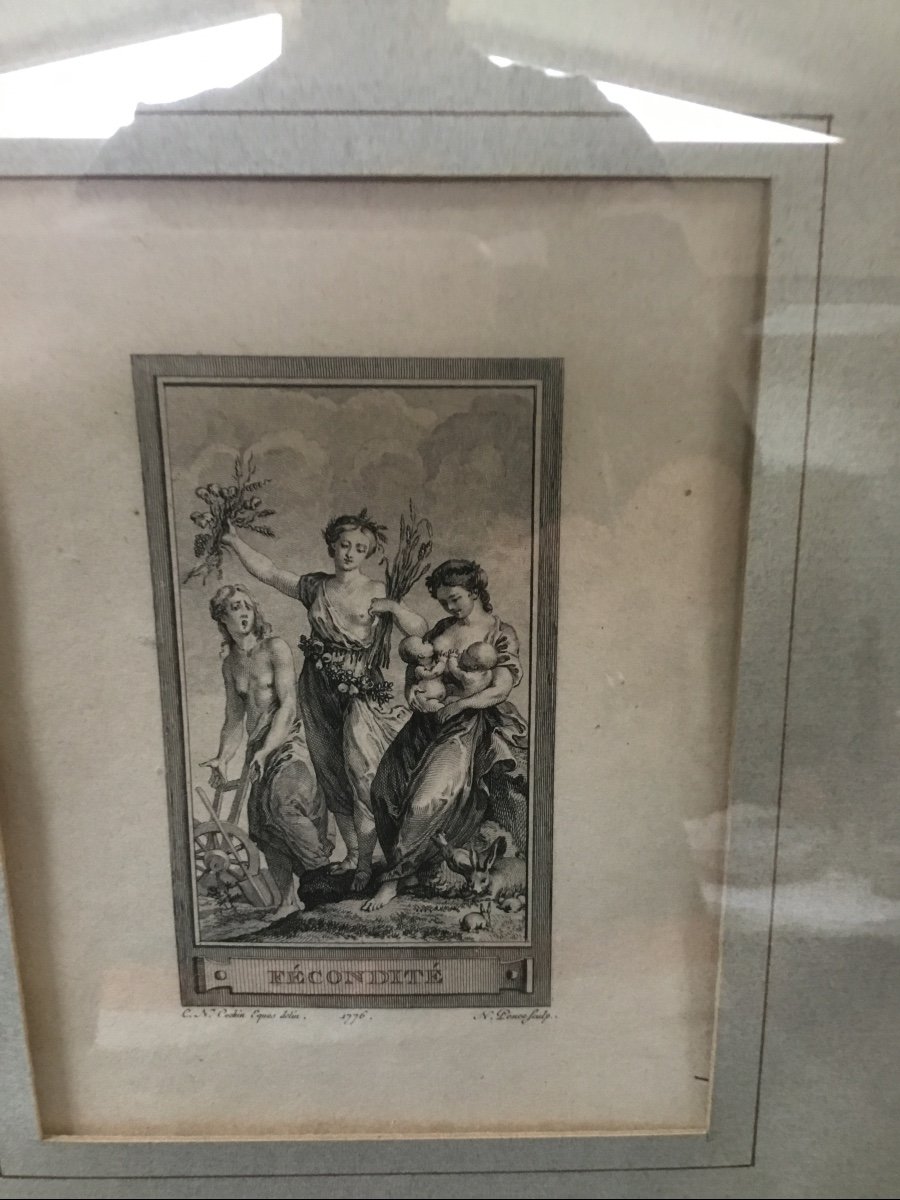 The Pair Of Nicely Framed Engravings-photo-2