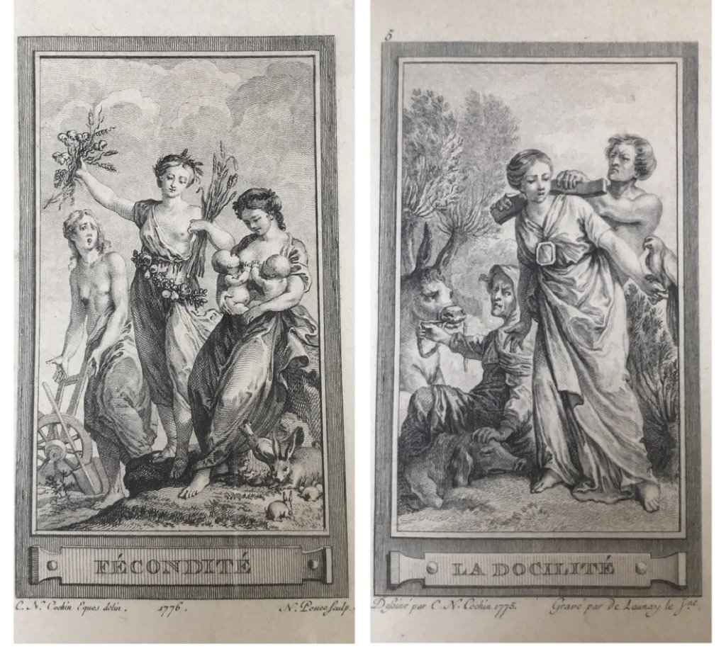 The Pair Of Nicely Framed Engravings