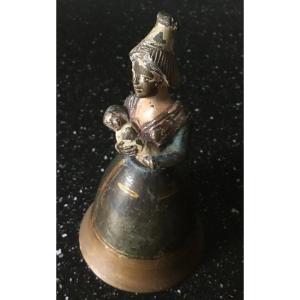 Table Bell Or Bell In Bronze, Early Nineteenth