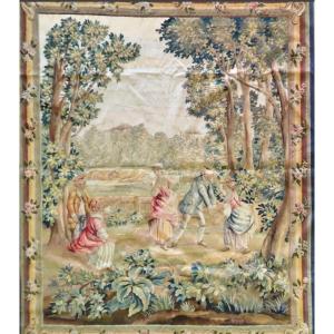 Aubusson Tapestry Le Colin Maillard (231 X 191 Cm)