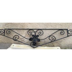 Small Wrought Iron Coat Rack From The 1930s