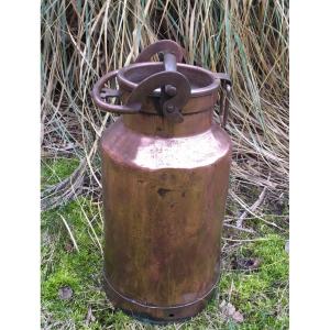 Large Copper Milk Can