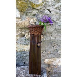 Long And Narrow Ikebana Vase 