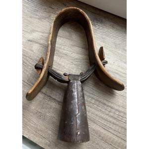 Folk Art, Cowbell, Bell For A Goat Or Sheep 