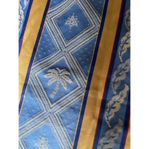 The Pair Of Curtains With Palm Trees 