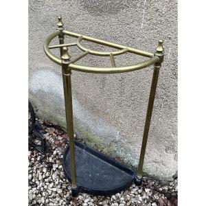 Porte Parapluies En Laiton En Demi-cercle 