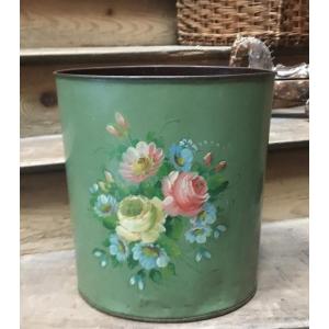 Painted Métal Bin Napoléon III