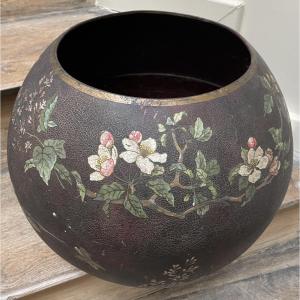 Boule Vase In Boiled Cardboard From Pont à Mousson