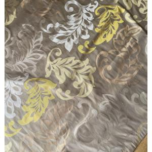 The Pair Of Double Curtains Leaves Gold 3 Patinas And Silver