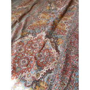 Pair Of Large Double Paisley Curtains (275 X 280) (2 Pairs)