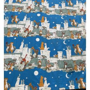 Walt Disney Les Aristochat , 3 rideaux réunifiés 