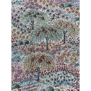 The Pair Of Curtains With Fruit Trees