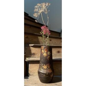 Japanese Ikebana Vase Made Of Paulownia Wood