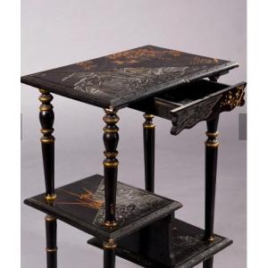 Chinese-style Side Table From The Napoleon III Period