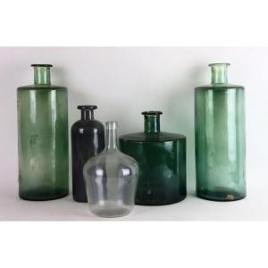 The Collection Of Tinted Glass Bottles