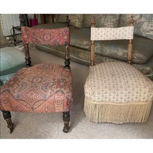 A Pair Of Napoleon III-era Oriental-style Chairs