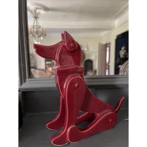 Au chien en bois Céramique Objet publicitaire