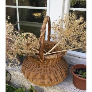 Woven Ikebana Basket 