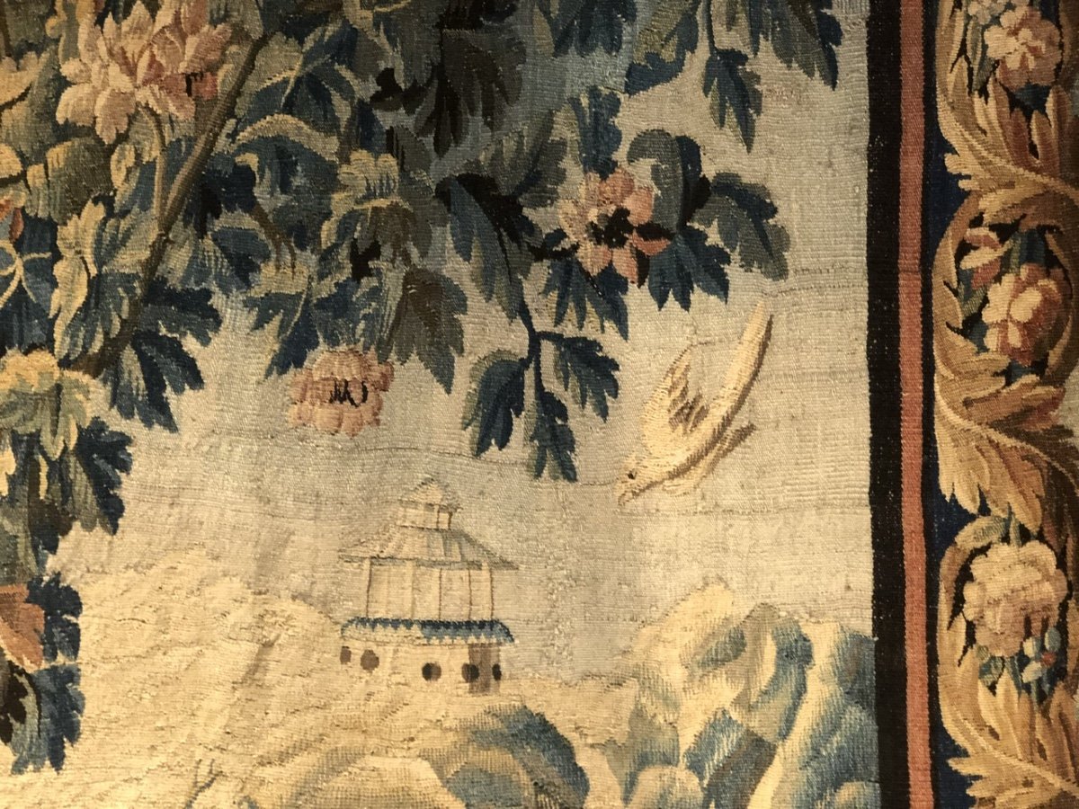 Aubusson XVIII Eme Siècle - Tapisserie En Laine -photo-6