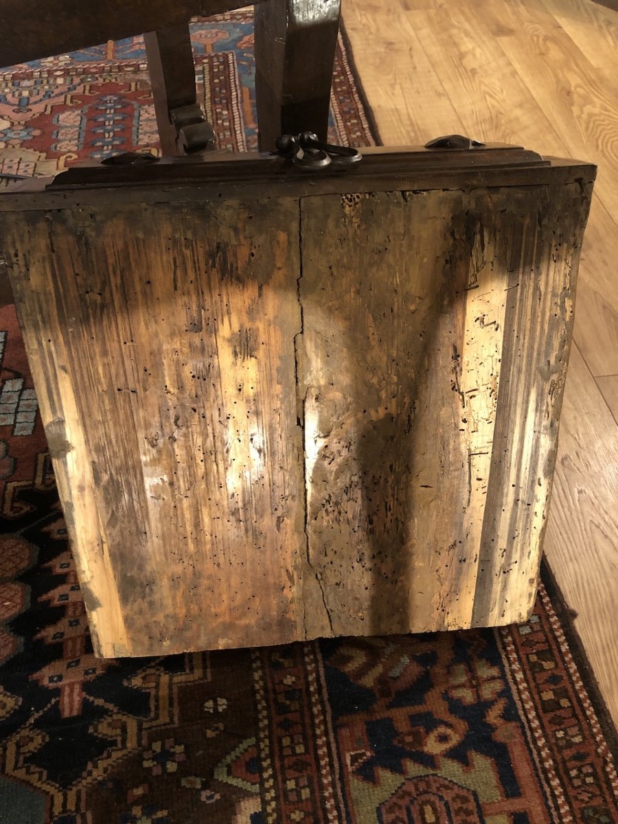 Table  En Noyer époque XVII Eme Siècle (italie Ou Espagne )-photo-5