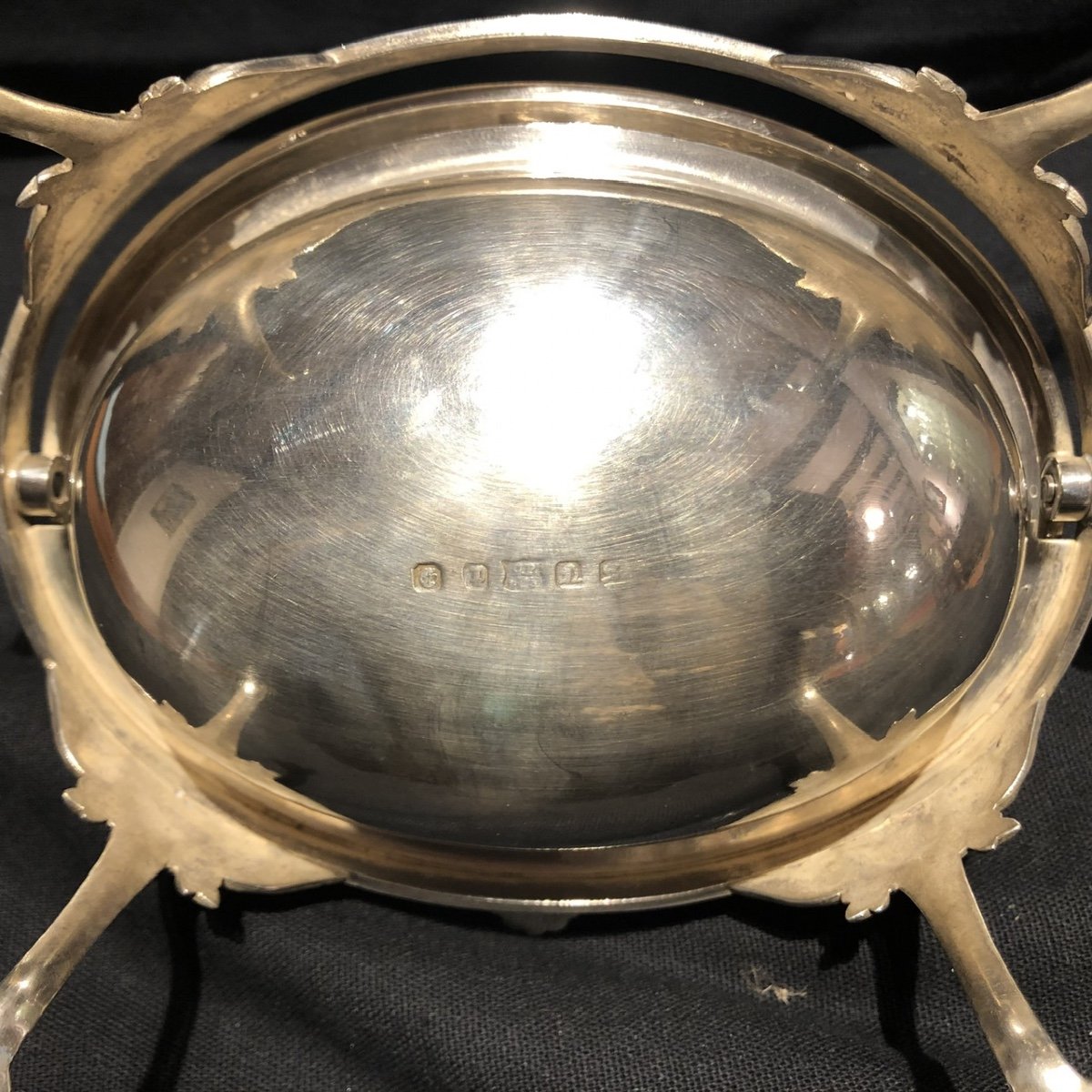 Small Bain-marie In Silver Metal, 19th Century-photo-2
