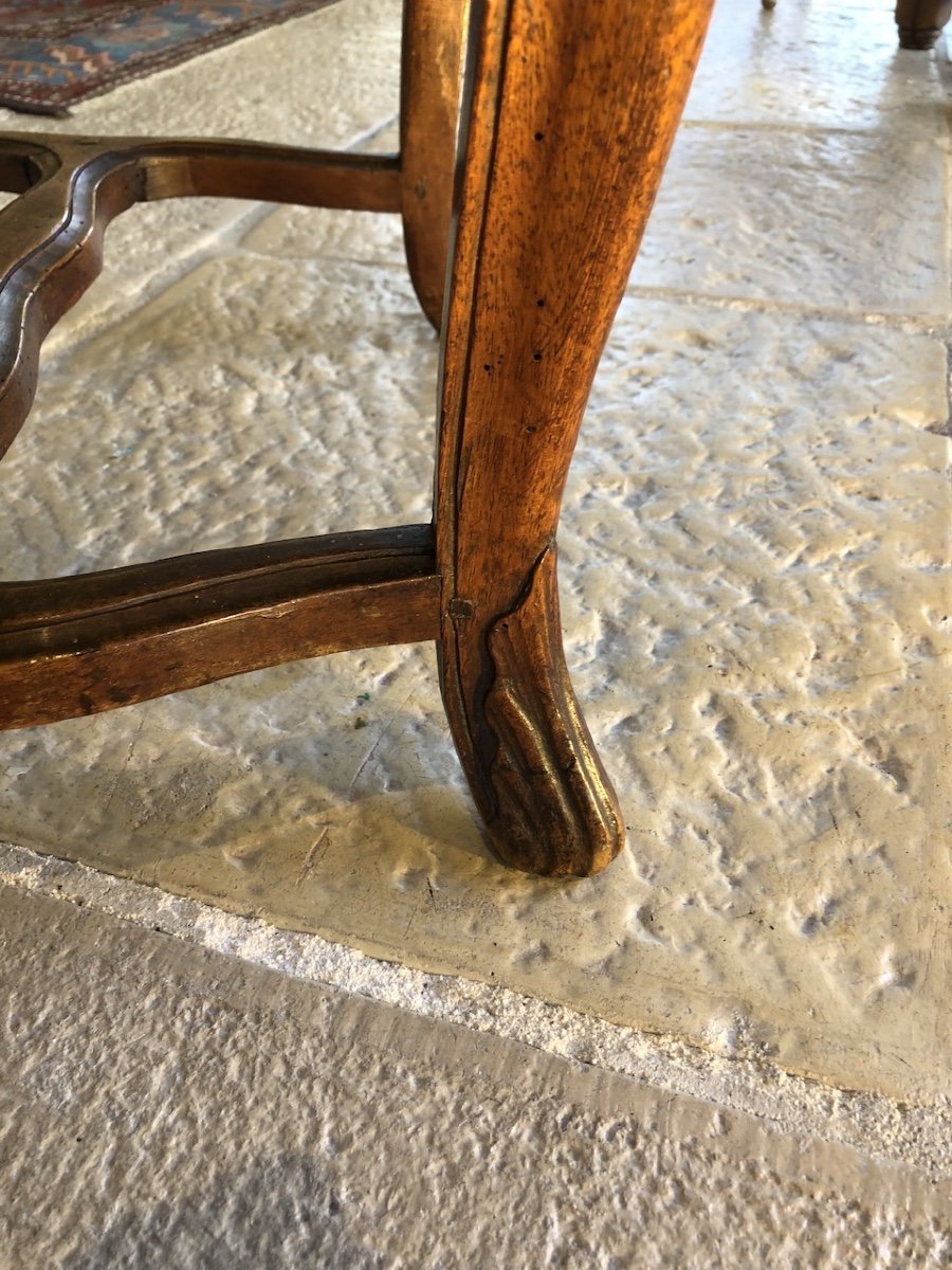 Nogaret Pierre (1718-1771) Pair Of Caned Walnut Chairs Stamped 18th Century-photo-4