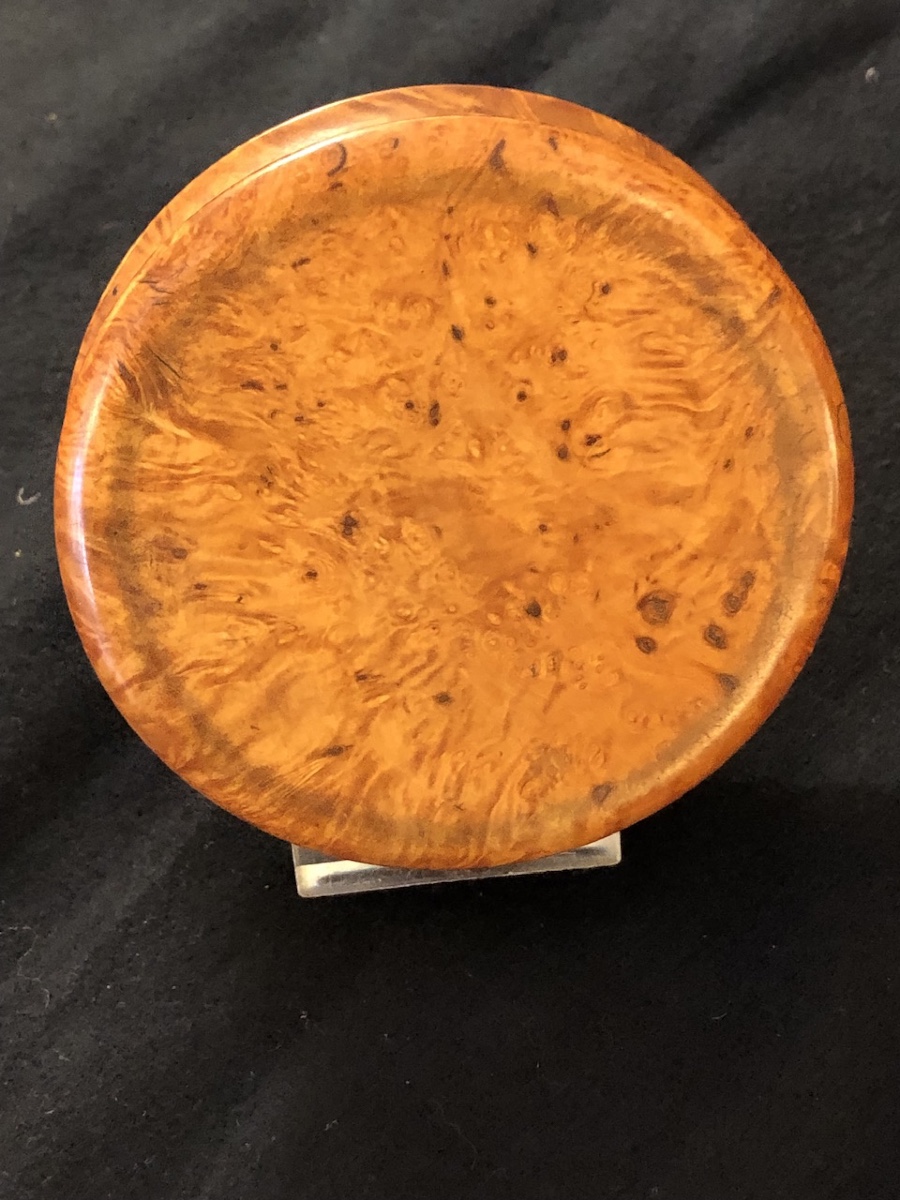 Box In Burl And Tortoiseshell, Miniature On The Lid, Late 18th Century -photo-4