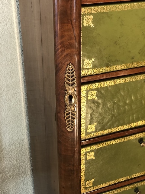 Louis Philippe Period Mahogany And Mahogany Veneer Cardboard Box -photo-4