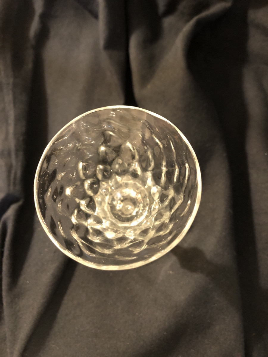 Verre sur pied dit de Fougère  Epoque début XVIII  eme siècle -photo-4