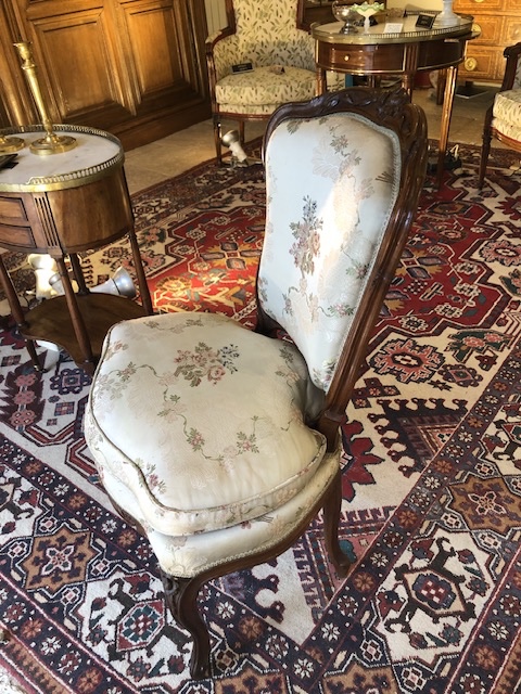 Paire de chaises Louis XV estampillées Pierre Nogaret reçu Maître  à Lyon en 1745-photo-5